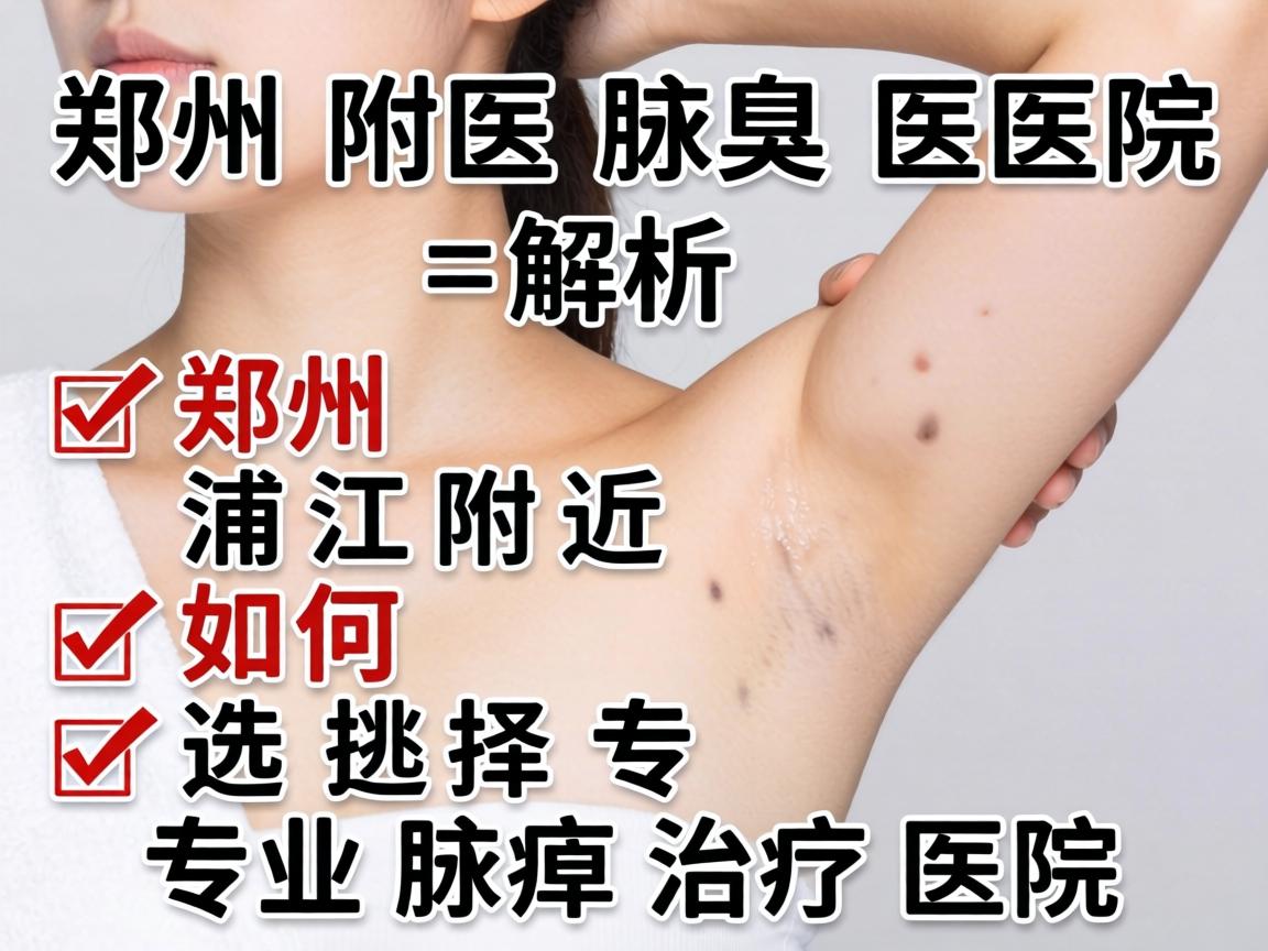 郑州附医腋臭医院解析,在郑州浦江附近如何选择专业腋臭治疗医院 郑州附医腋臭医院解析,在郑州浦江附近如何选择专业腋臭治疗医院