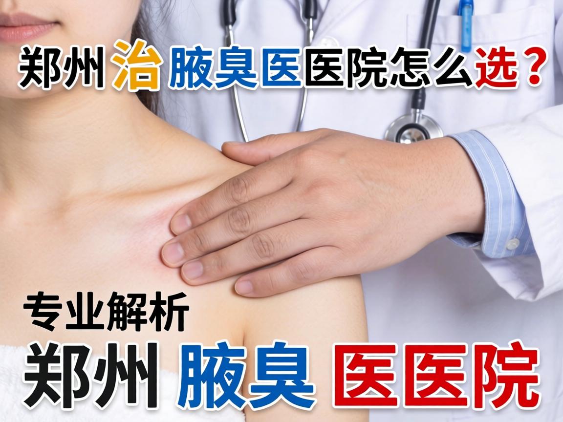 郑州治腋臭医院怎么选？专业解析郑州腋臭医院