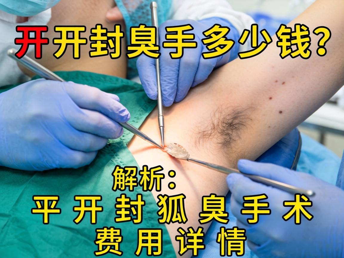 开封狐臭手术多少钱？解析开封狐臭手术费用详情