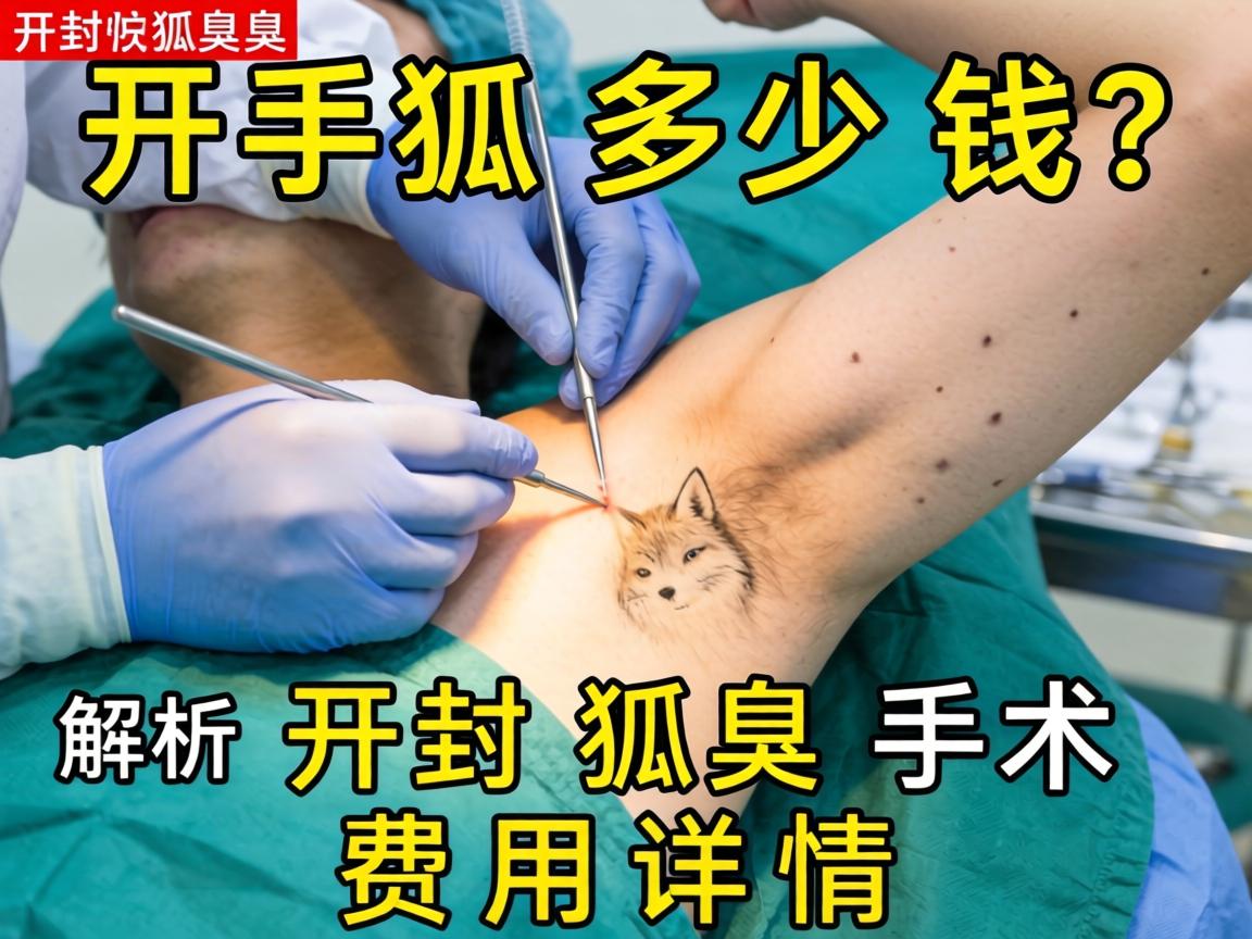 开封狐臭手术多少钱？解析开封狐臭手术费用详情