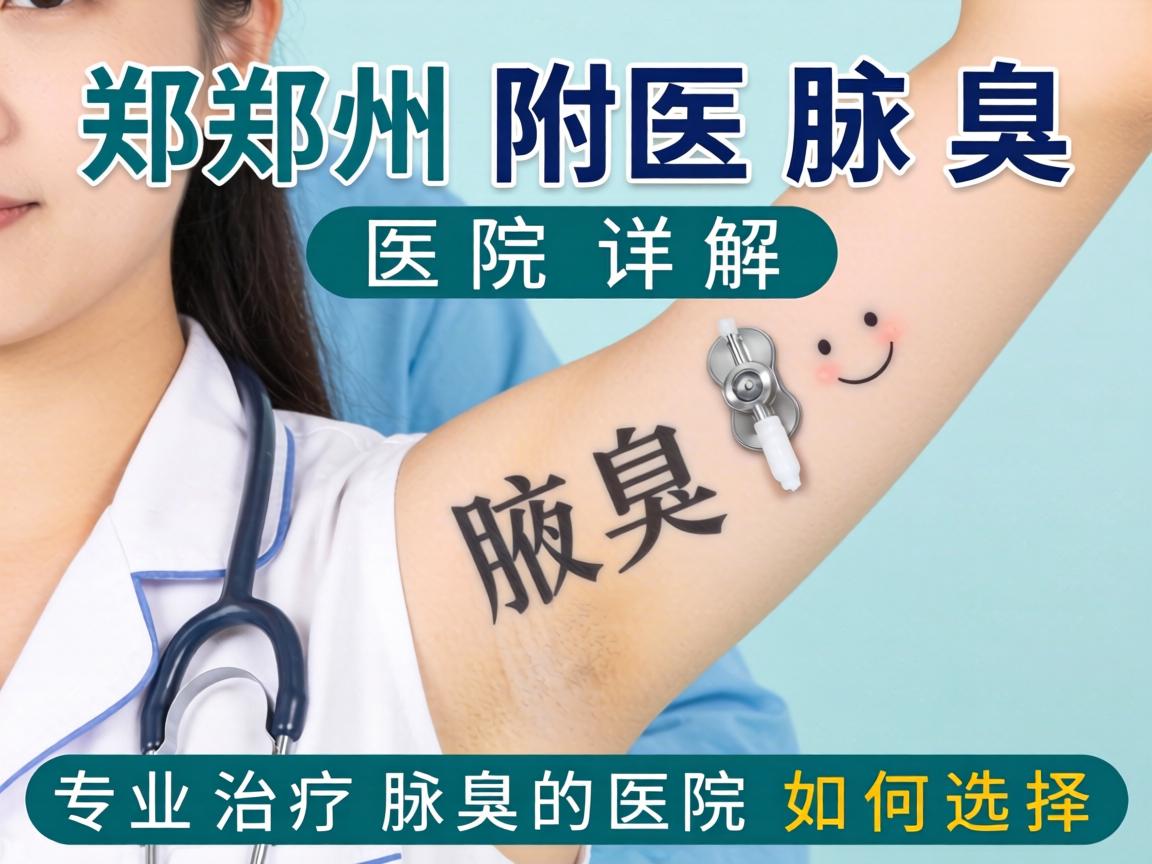 郑州附医腋臭医院详解，专业治疗腋臭的医院如何选择