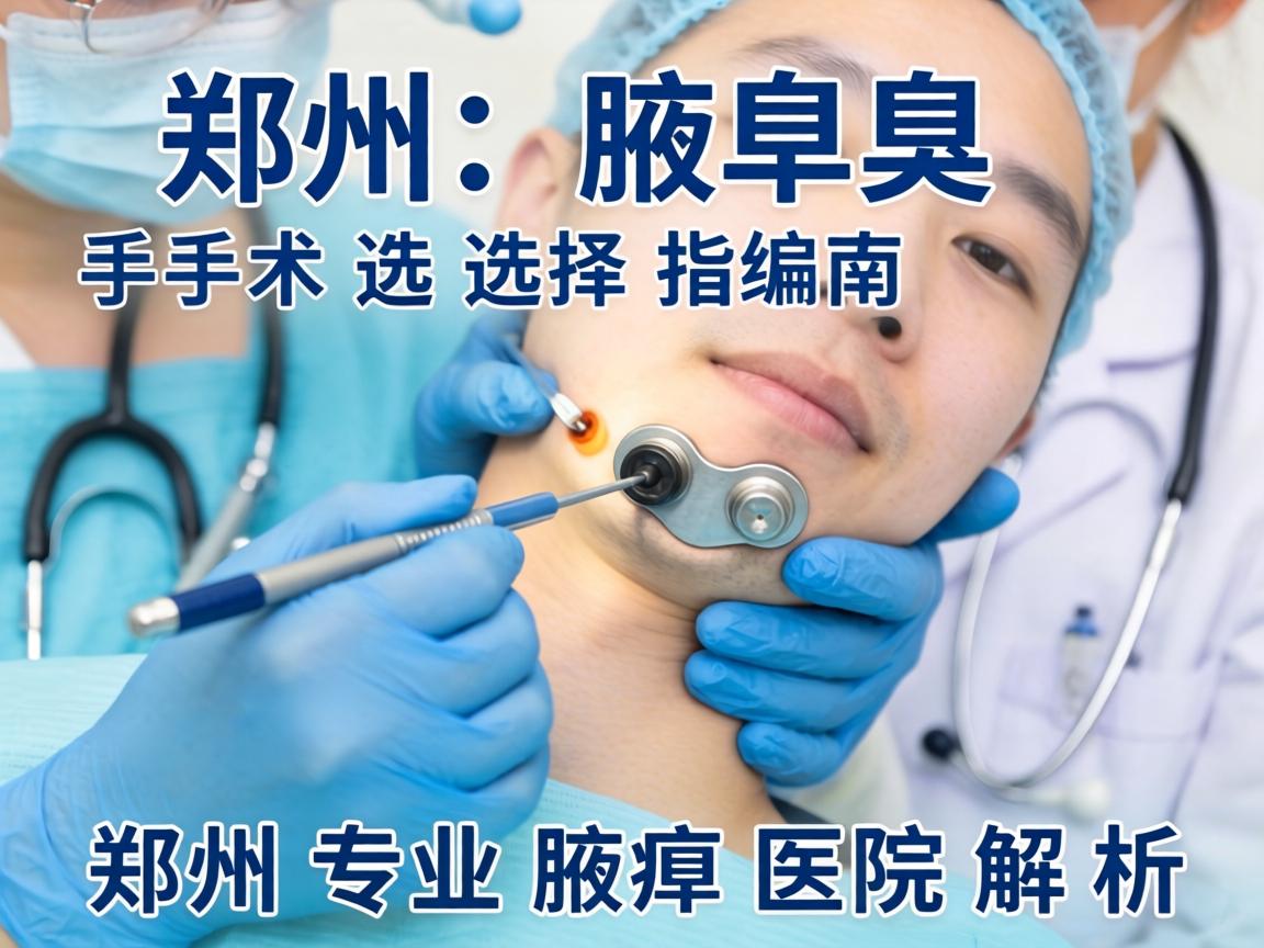 郑州腋臭手术选择指南，郑州专业腋臭医院解析