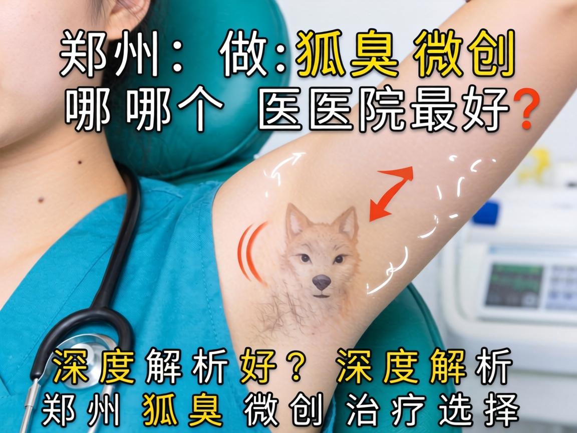 郑州做狐臭微创哪个医院最好？深度解析郑州狐臭微创治疗选择