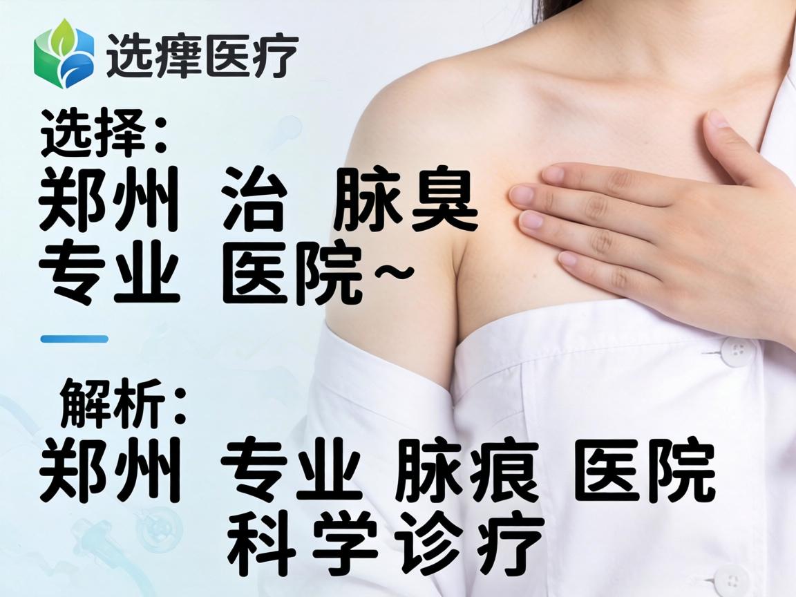 选择郑州治腋臭专业医院，解析郑州专业腋臭医院的科学诊疗