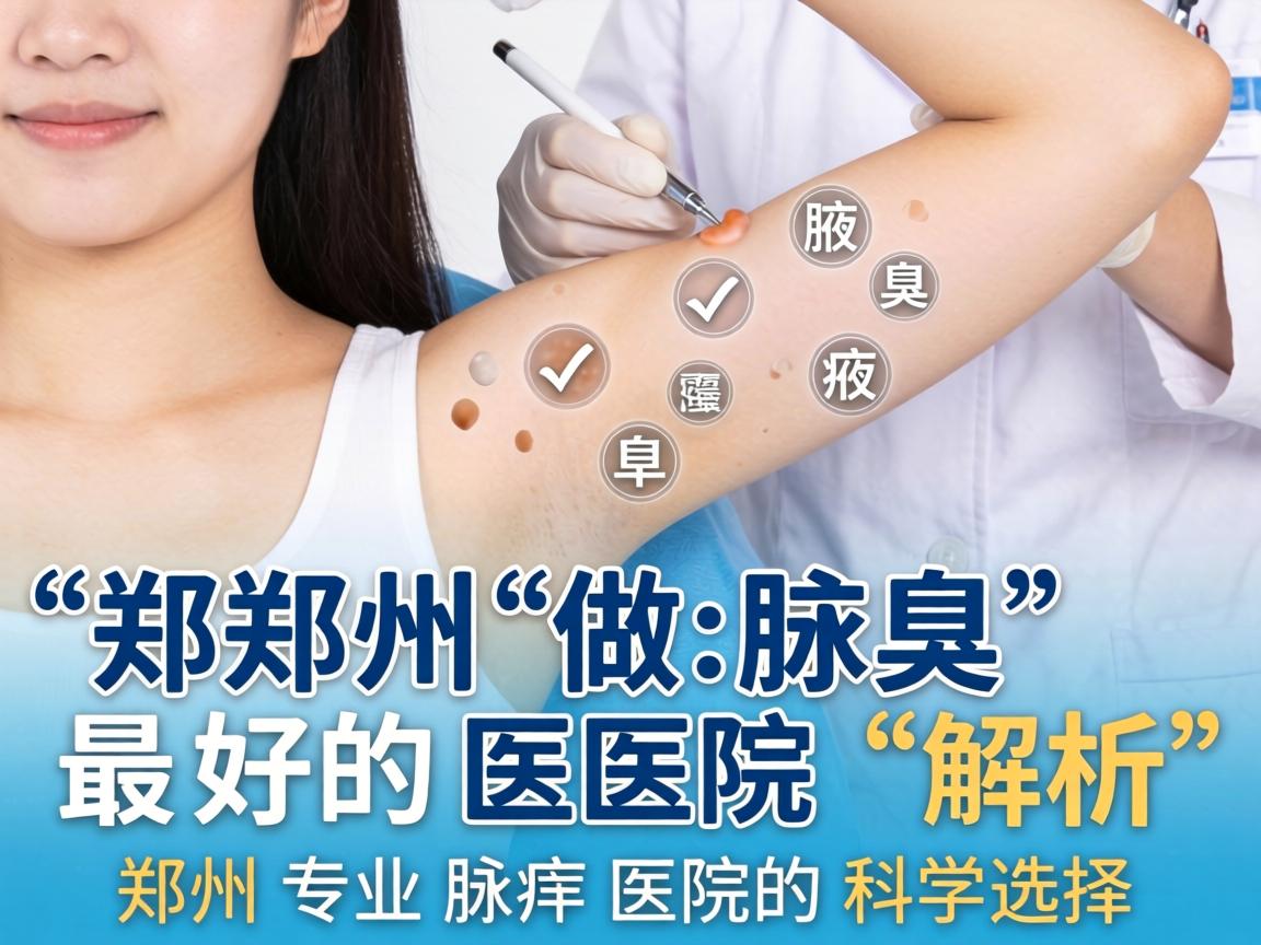 郑州做腋臭最好的医院解析，郑州专业腋臭医院的科学选择