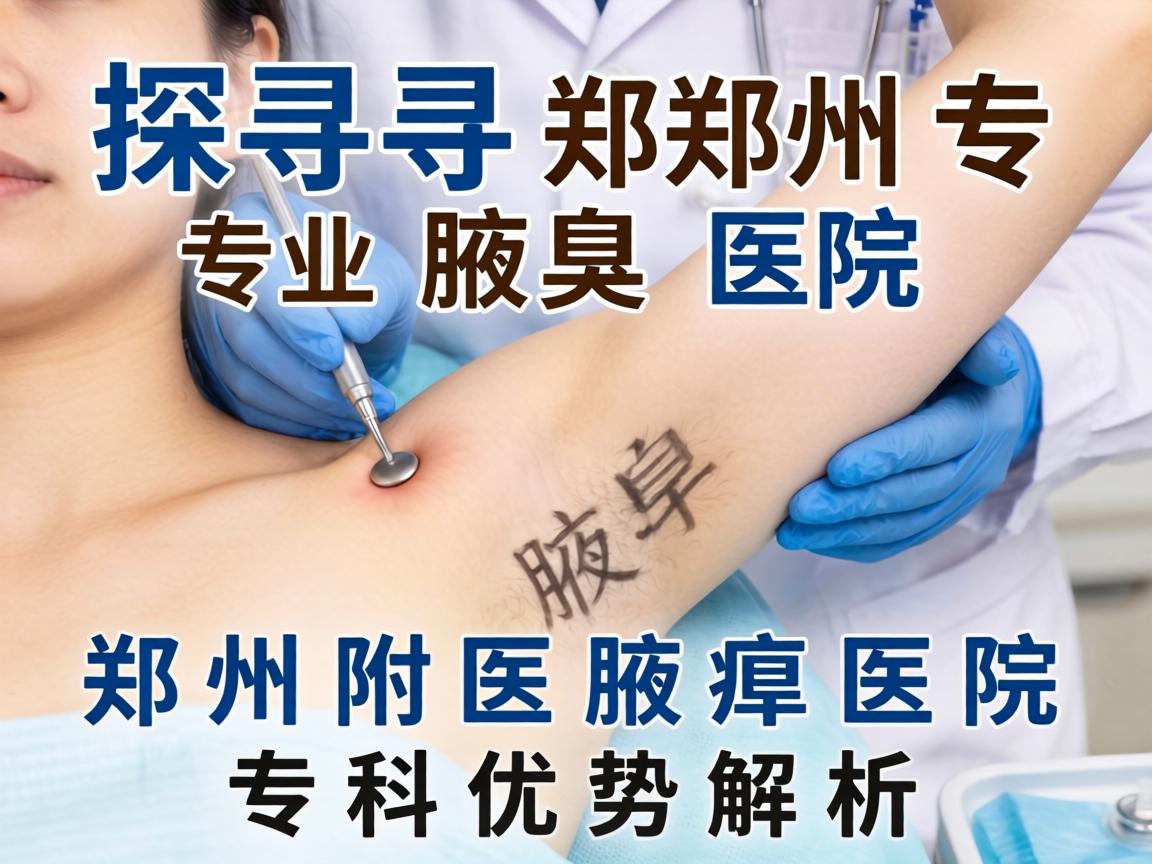 探寻郑州专业腋臭医院，郑州附医腋臭医院的专科优势解析