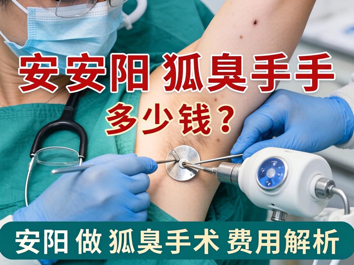 安阳狐臭手术多少钱？安阳做狐臭手术费用解析