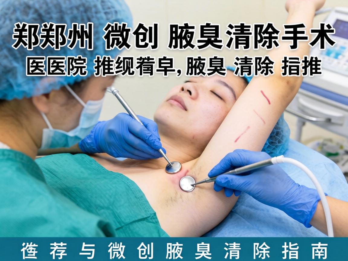 郑州微创腋臭清除手术医院推荐与微创腋臭清除指南 郑州微创腋臭清除手术医院推荐与微创腋臭清除指南