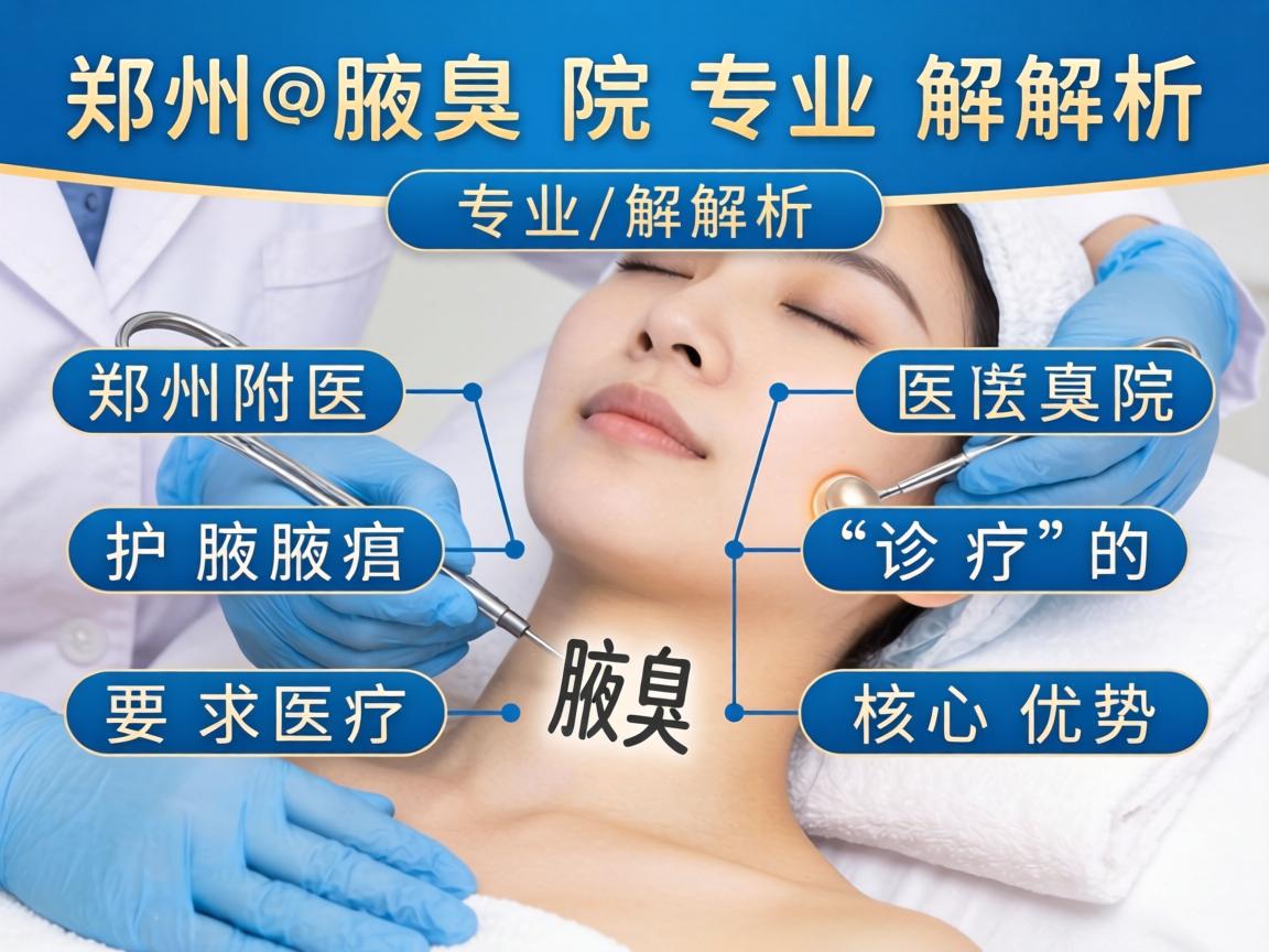 郑州腋臭医院专业解析，郑州附医腋臭诊疗的核心优势