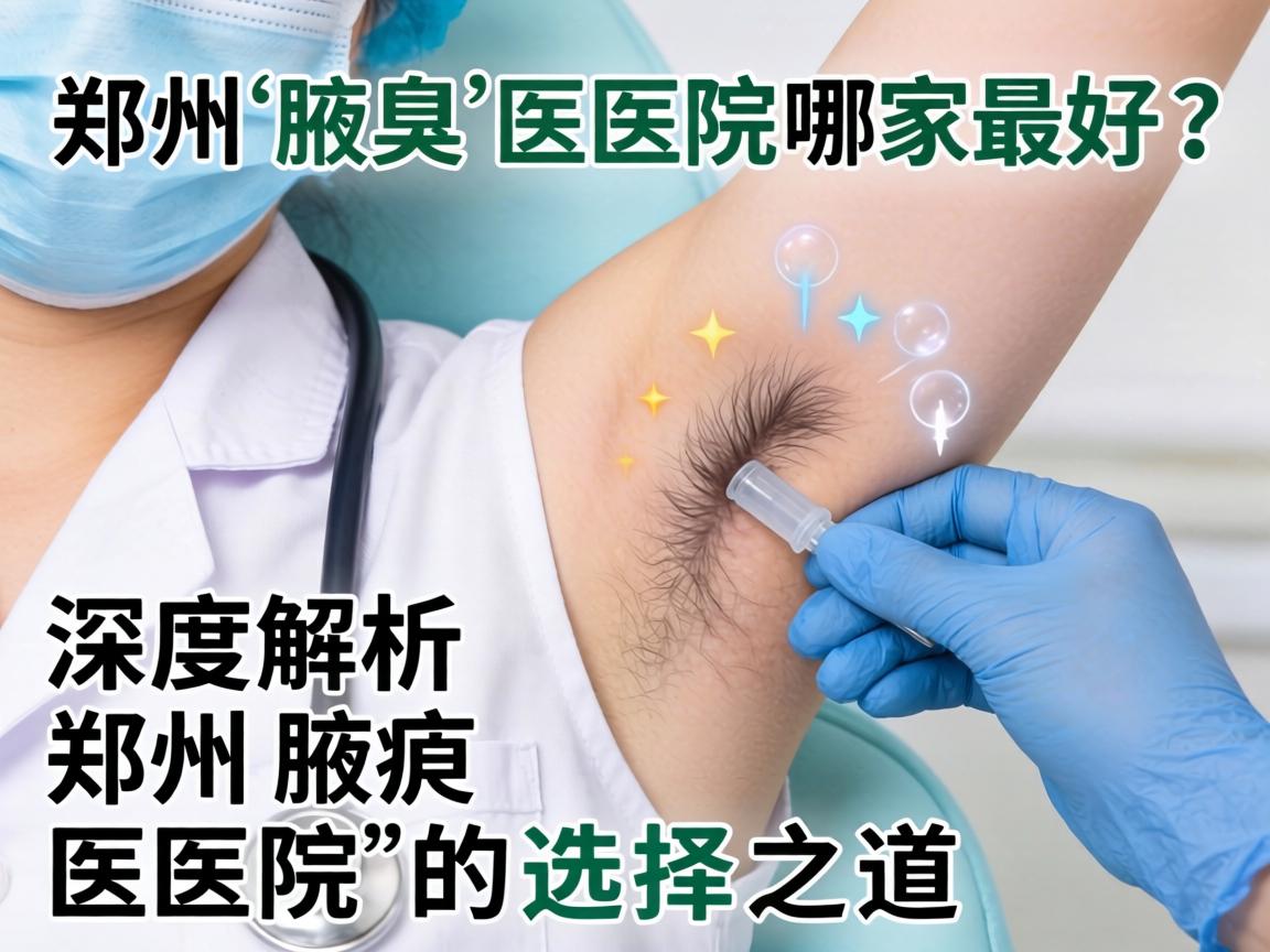 郑州腋臭医院哪家最好？深度解析郑州腋臭医院的选择之道