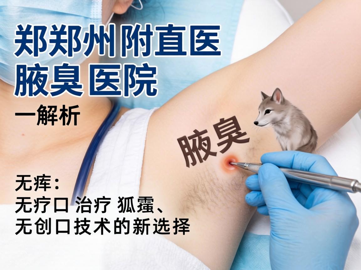 郑州附医腋臭医院解析，无创口治疗狐臭，无创口技术的新选择