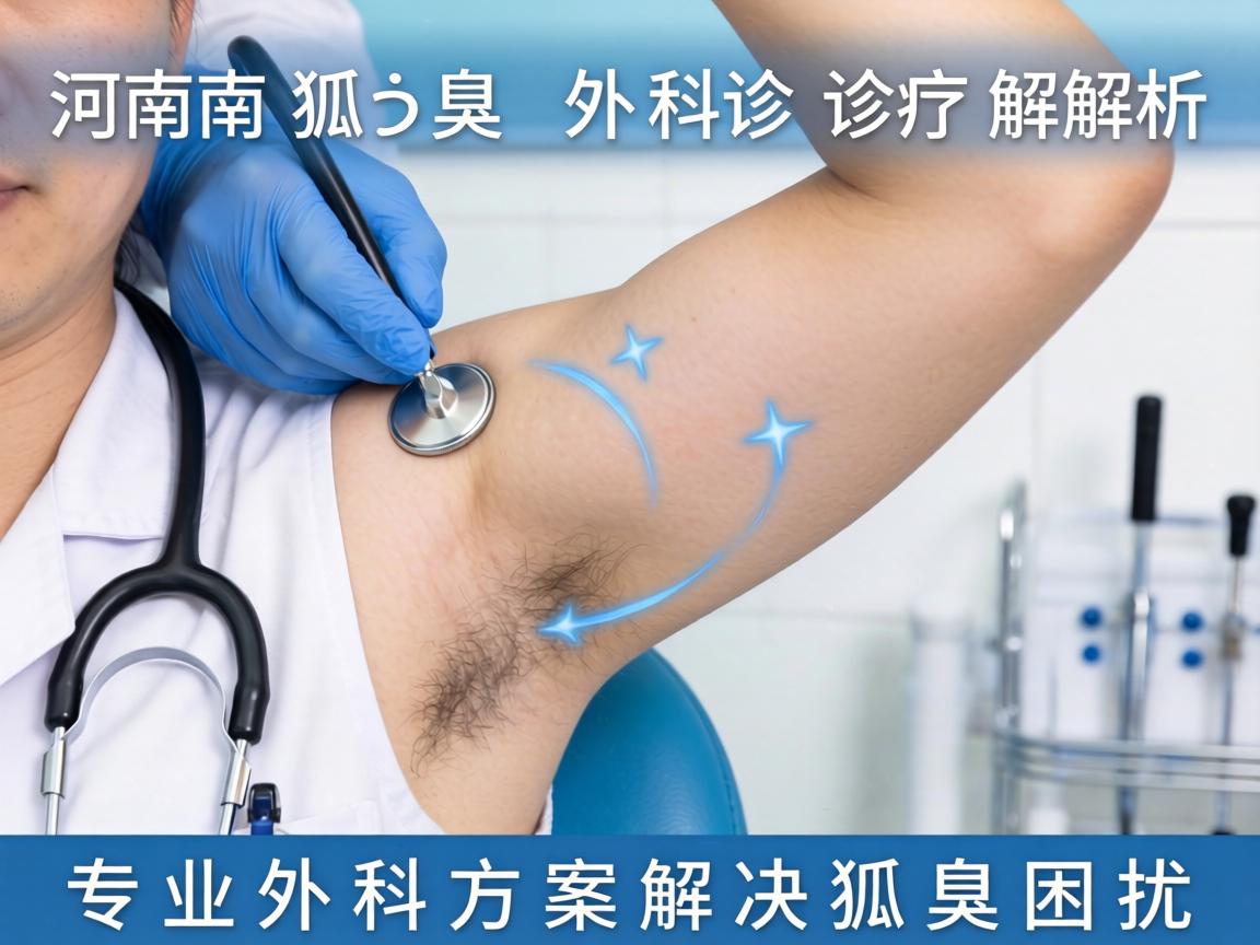 河南狐臭外科诊疗解析，专业外科方案解决狐臭困扰