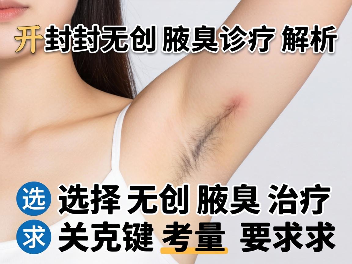 开封无创腋臭诊疗解析，选择无创腋臭治疗的关键考量