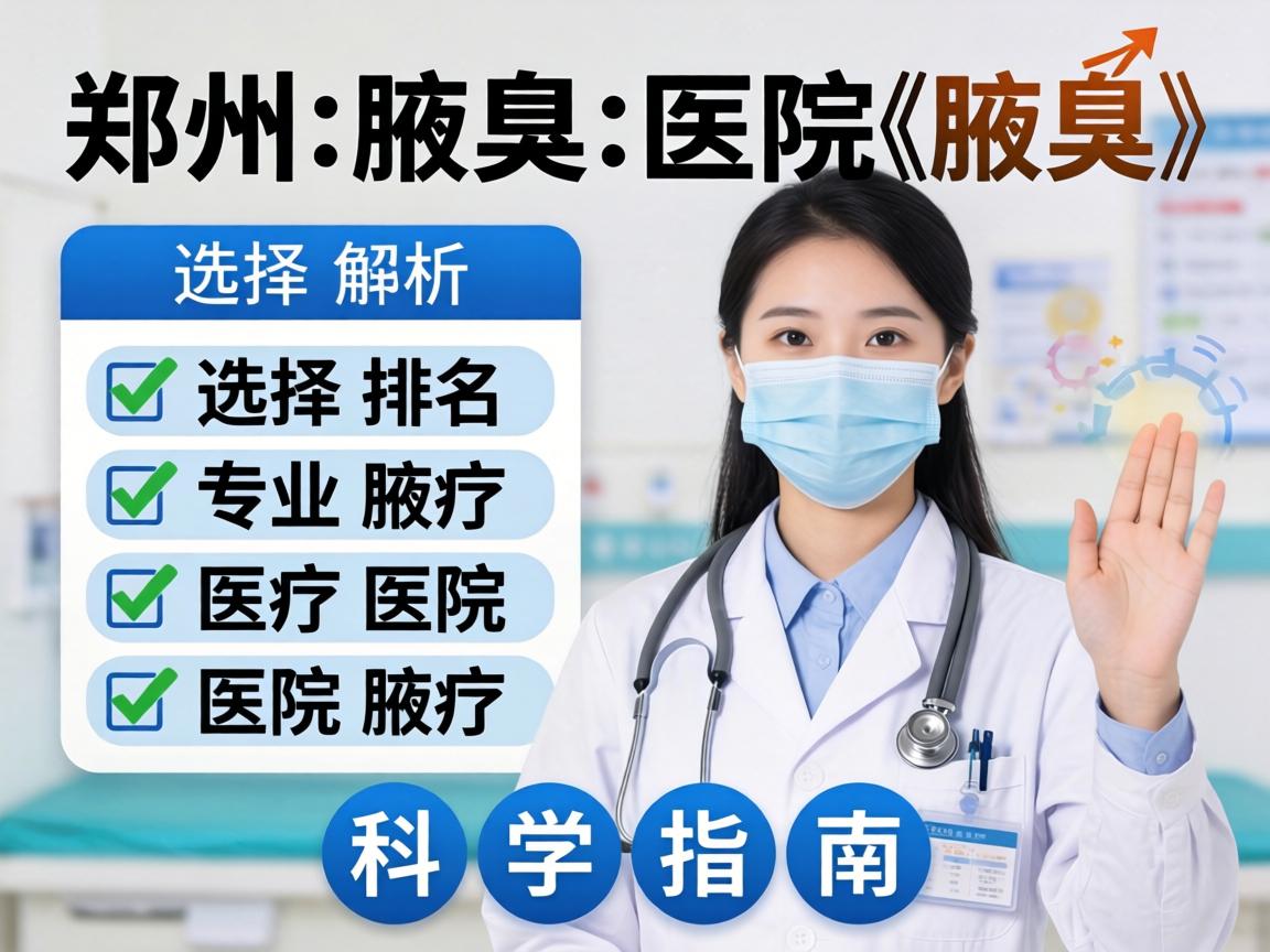 郑州腋臭医院排名解析，选择专业腋臭医院的科学指南