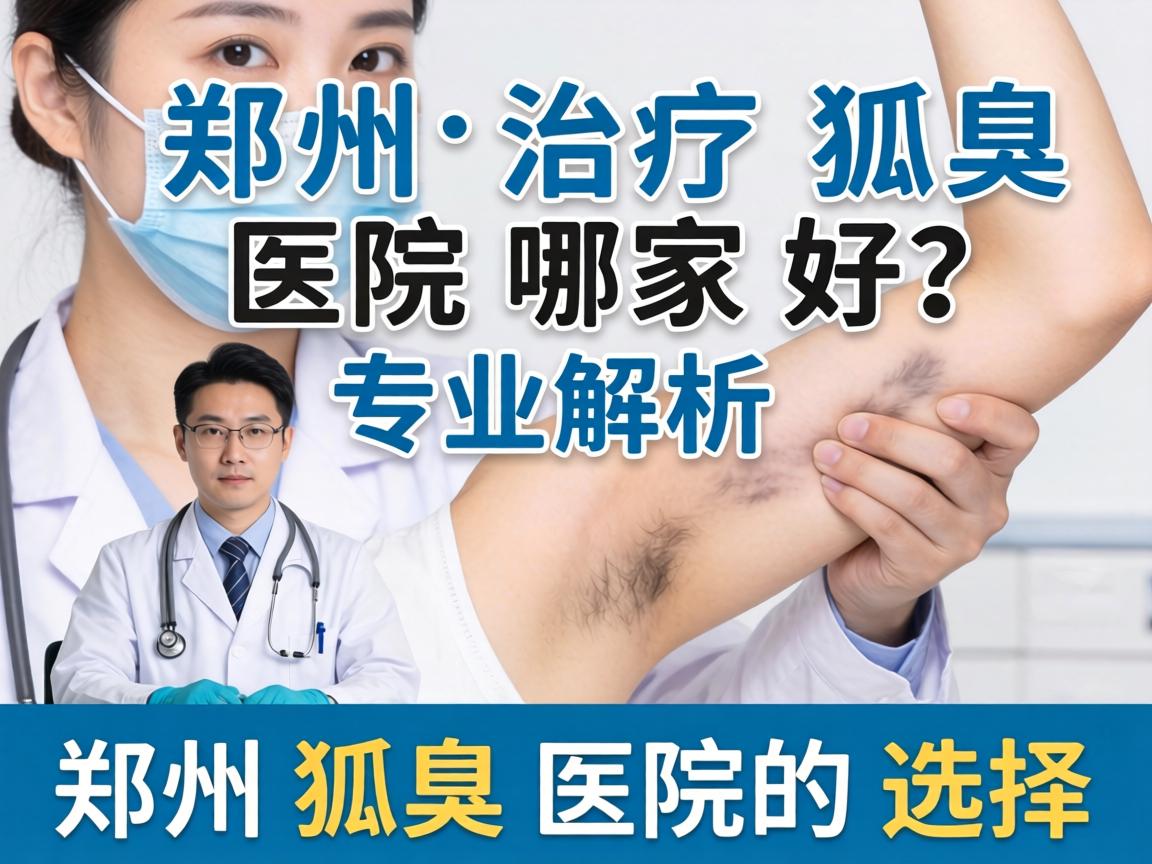 郑州治疗狐臭医院哪家好？专业解析郑州狐臭医院的选择