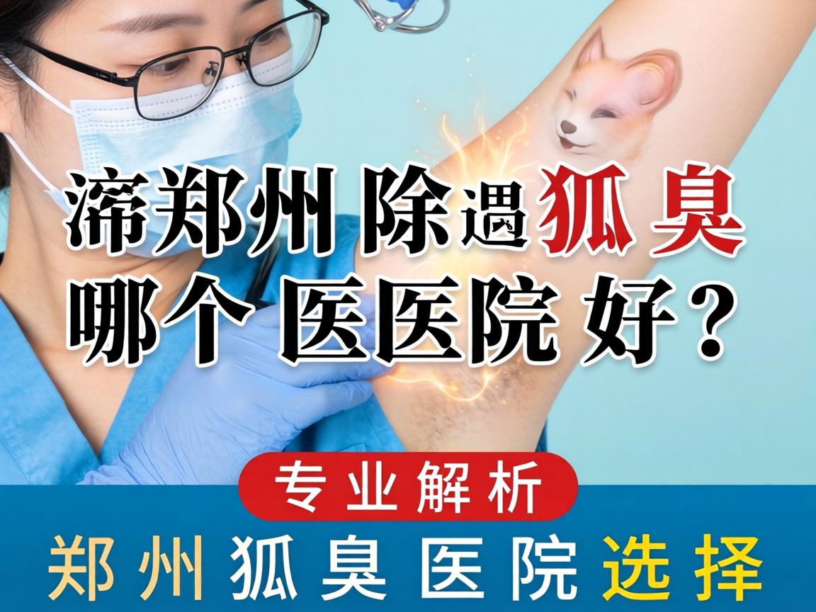郑州除狐臭哪个医院好？专业解析郑州狐臭医院选择
