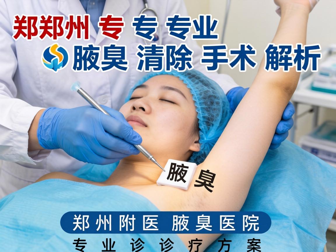 郑州专业腋臭清除手术解析，郑州附医腋臭医院的专业诊疗方案