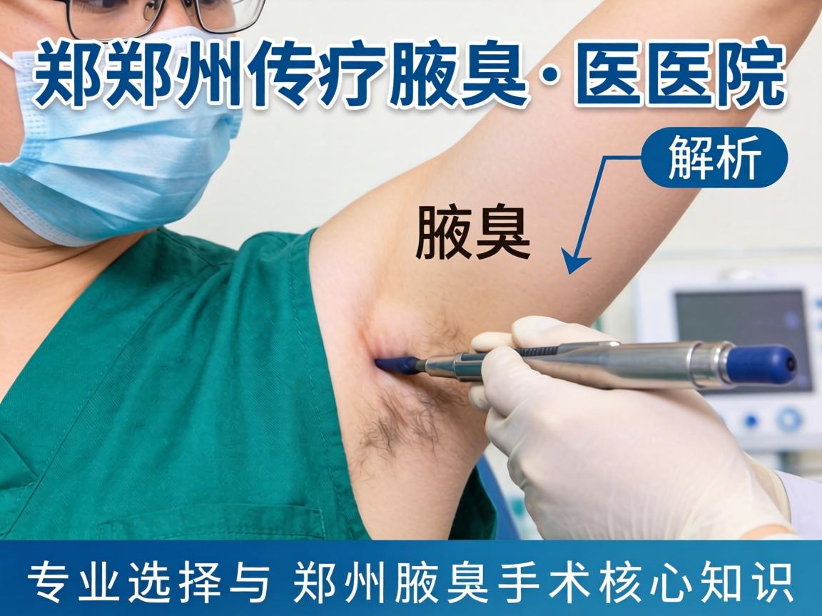 郑州腋臭手术医院解析,专业选择与郑州腋臭手术核心知识 郑州腋臭手术医院解析,专业选择与郑州腋臭手术核心知识