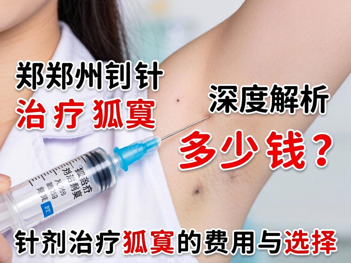 郑州针剂治疗狐臭多少钱？深度解析针剂治疗狐臭的费用与选择