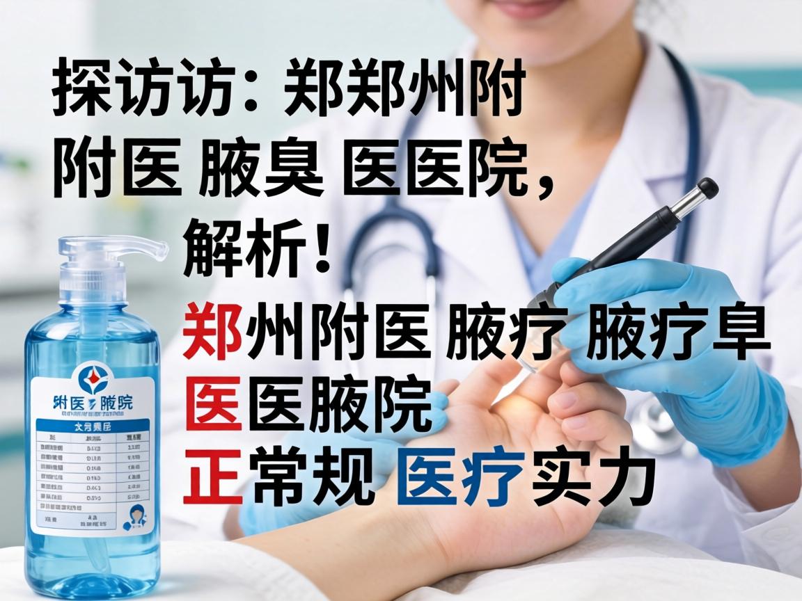 探访郑州附医腋臭医院，解析郑州附医腋臭医院的正规医疗实力