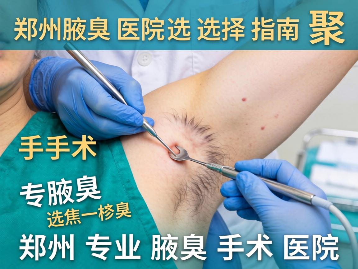 郑州腋臭手术医院选择指南，聚焦郑州专业腋臭手术医院