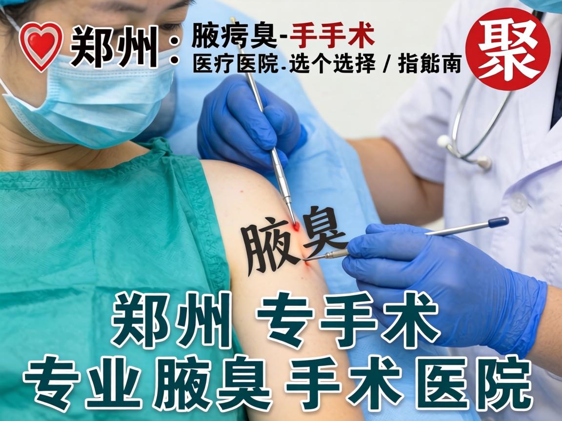 郑州腋臭手术医院选择指南，聚焦郑州专业腋臭手术医院