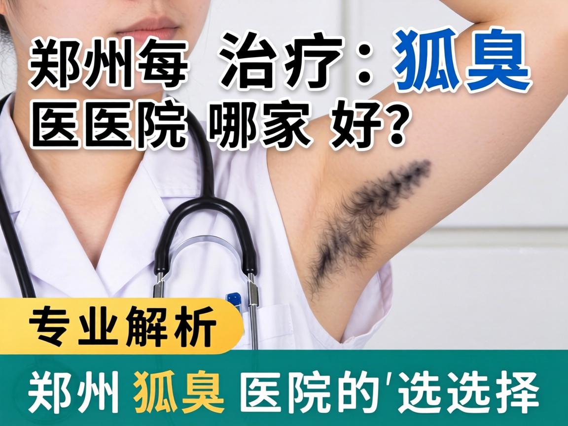 郑州治疗狐臭医院哪家好？专业解析郑州狐臭医院的选择