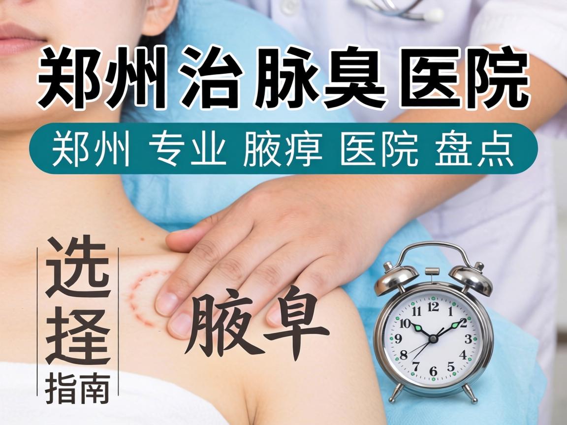 郑州治腋臭医院选择指南，郑州专业腋臭医院盘点