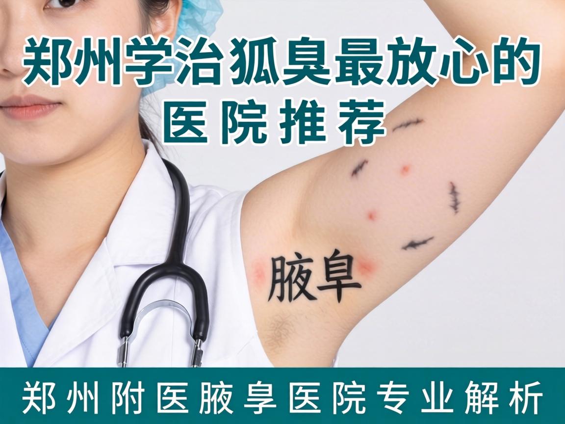 郑州治狐臭最放心的医院推荐，郑州附医腋臭医院专业解析