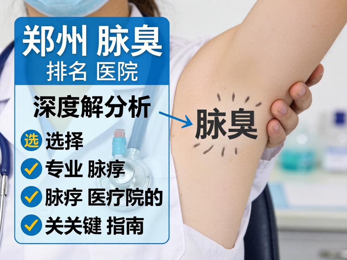 郑州腋臭医院排名榜深度解析，选择专业腋臭医院的关键指南