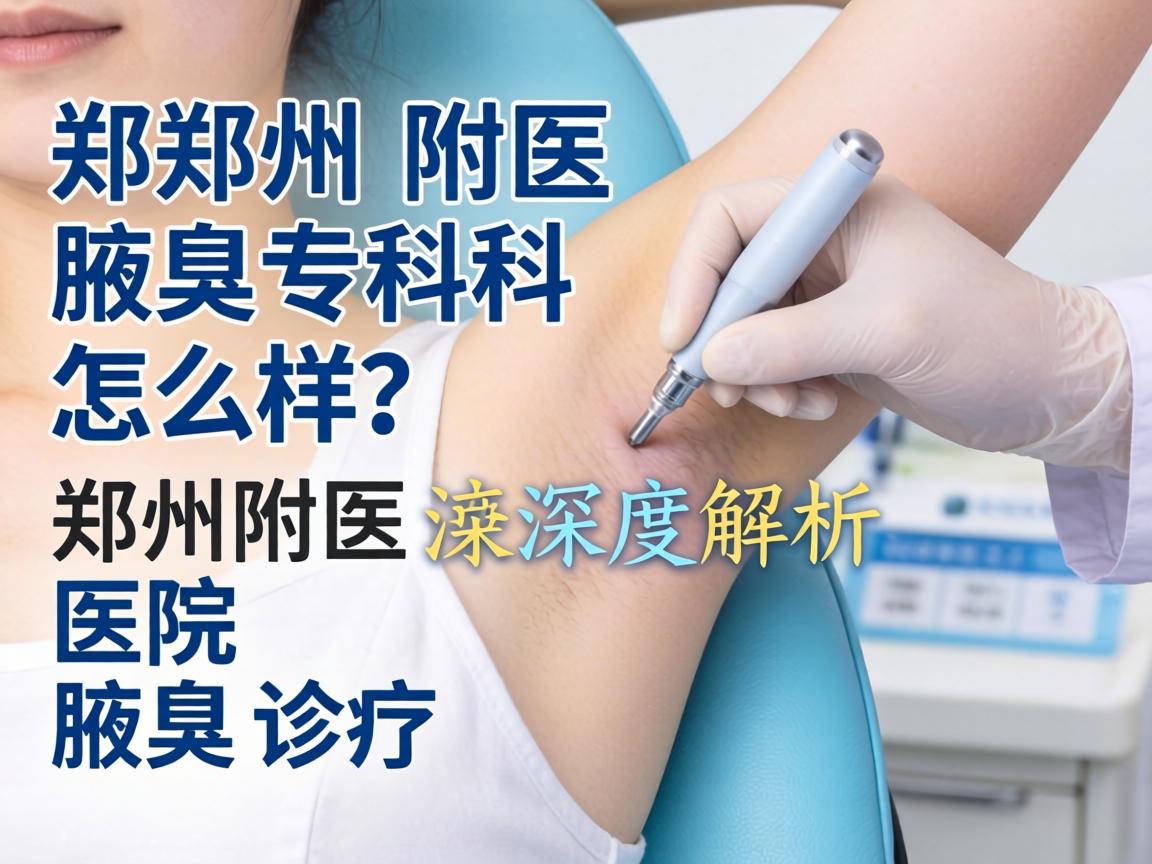 郑州附医腋臭专科怎么样？深度解析郑州附医医院腋臭诊疗