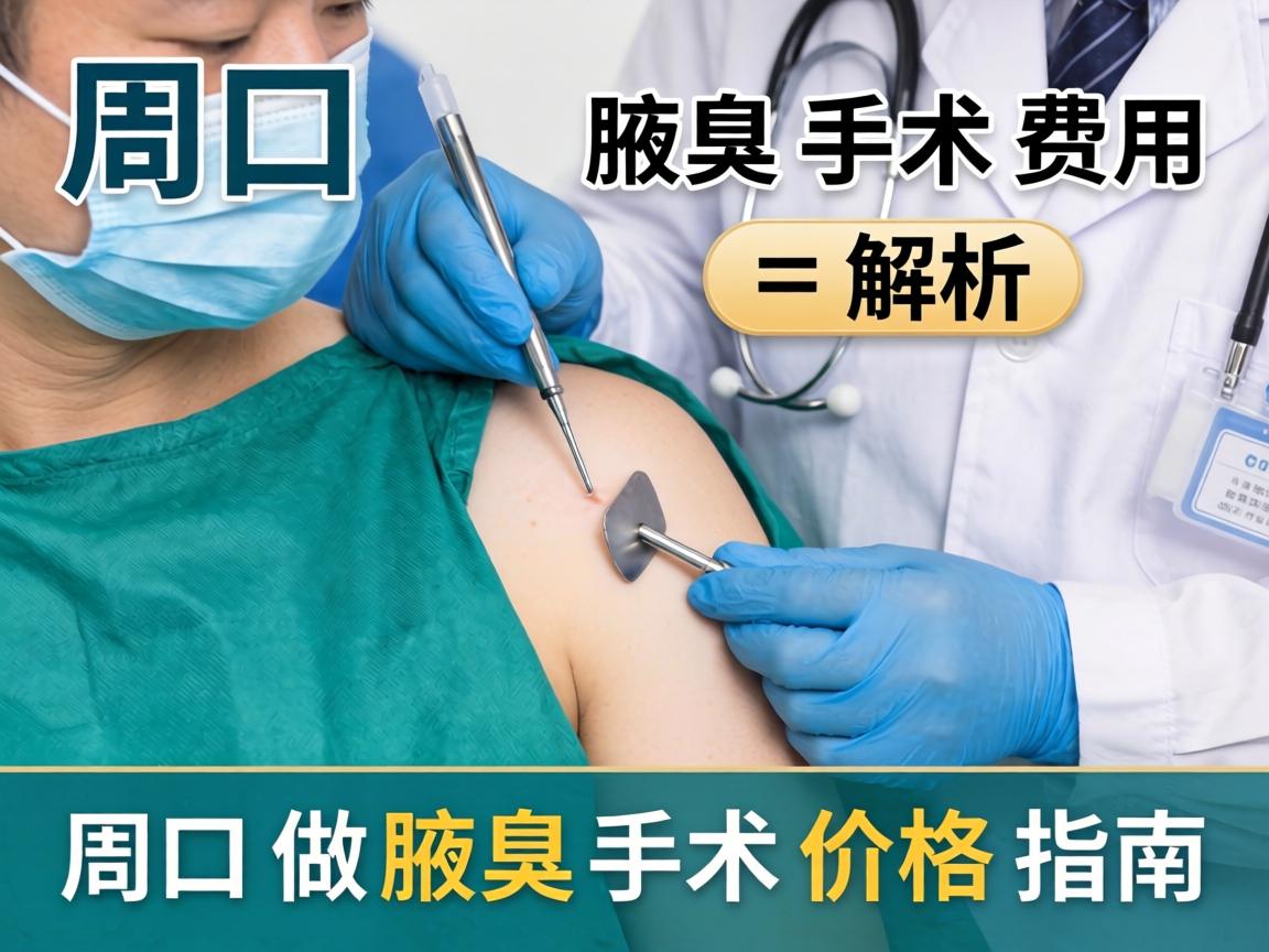 周口腋臭手术费用解析，周口做腋臭手术价格指南