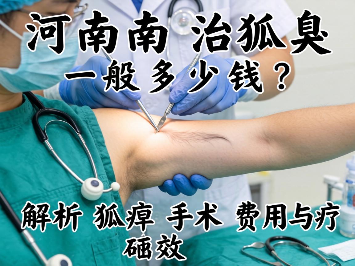 河南治狐臭手术一般多少钱？解析狐臭手术费用与疗效