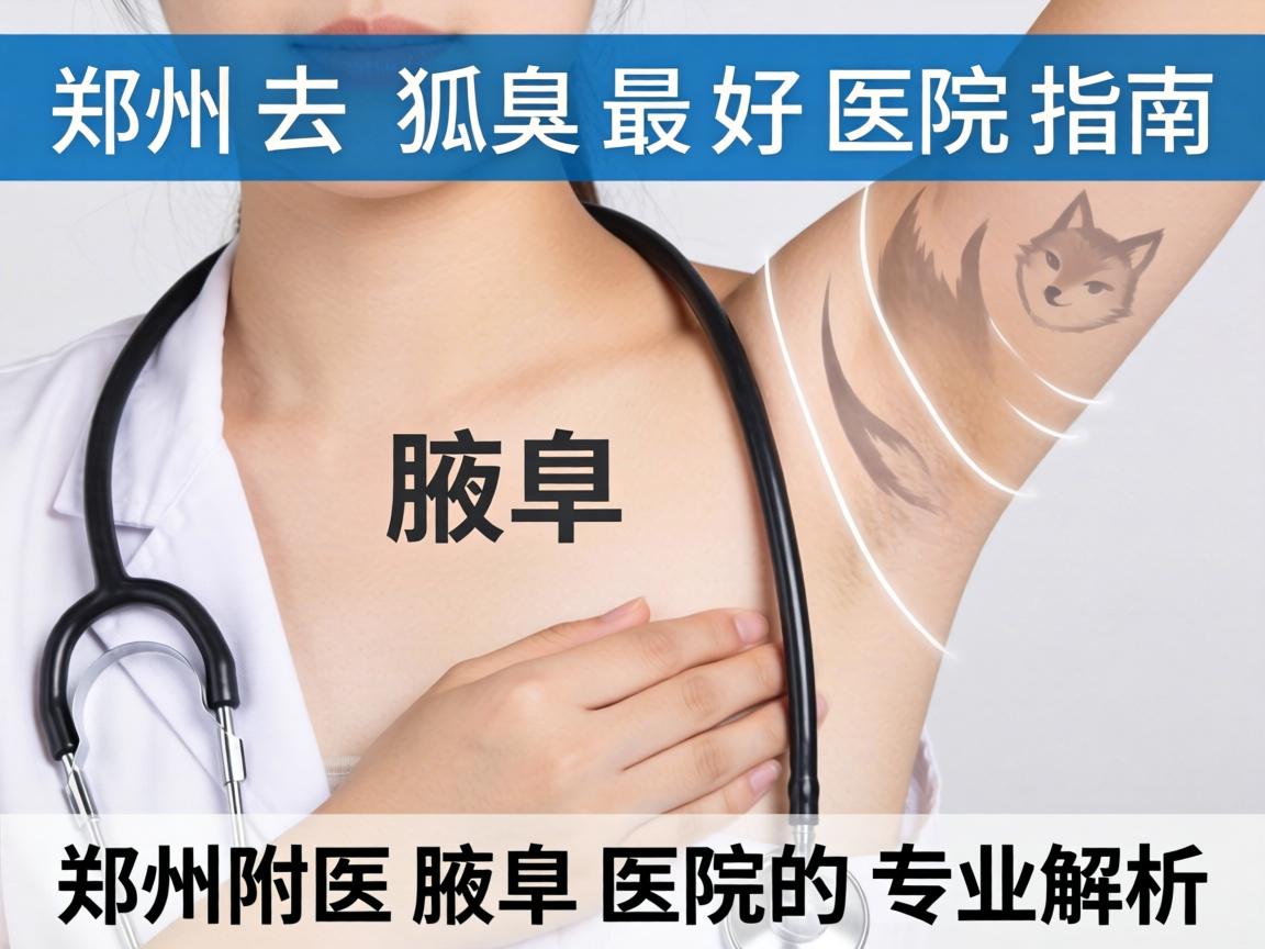 郑州去狐臭最好医院指南，郑州附医腋臭医院的专业解析