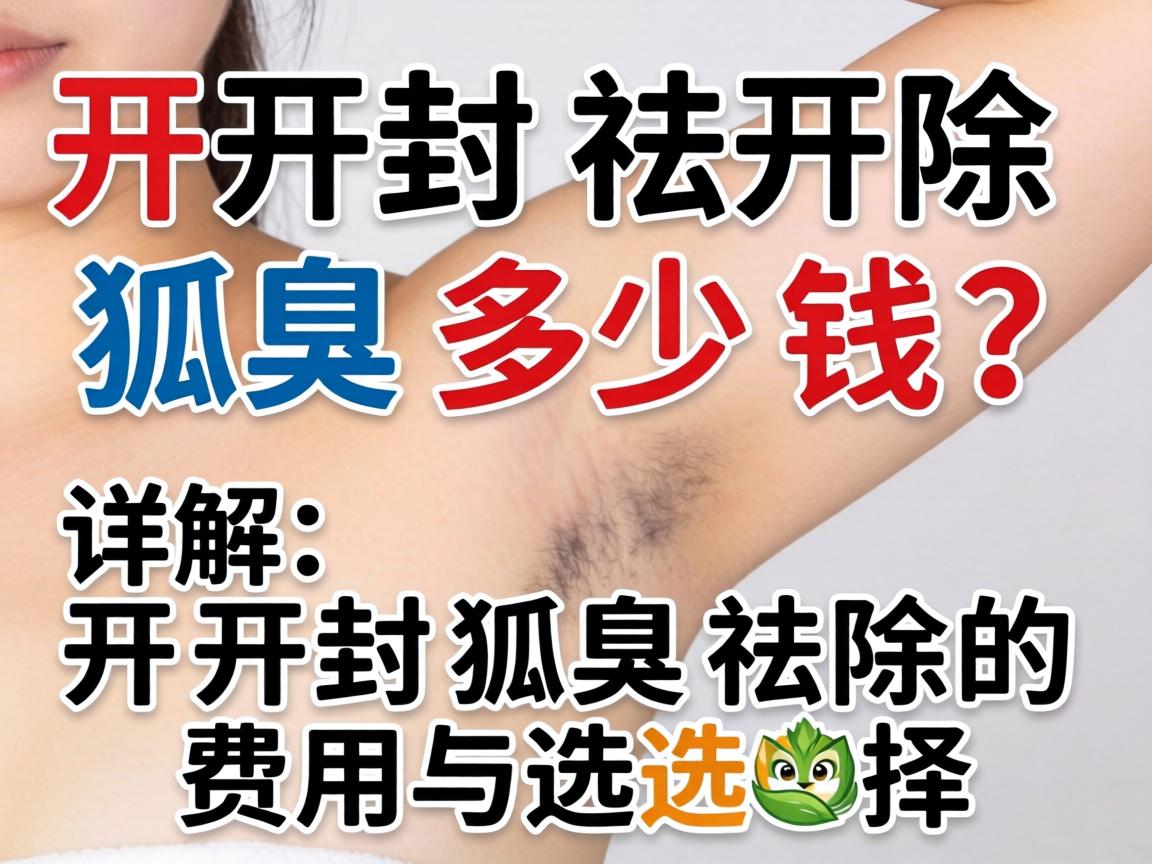 开封祛除狐臭多少钱?详解开封狐臭祛除的费用与选择 开封祛除狐臭多少钱?详解开封狐臭祛除的费用与选择