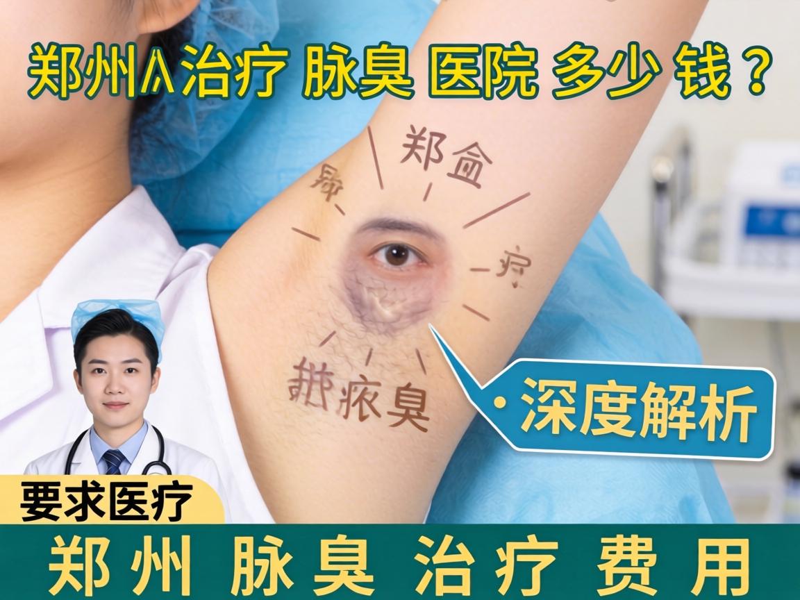 郑州治疗腋臭医院多少钱？深度解析郑州腋臭治疗费用