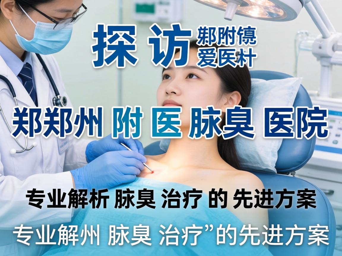 探访郑州附医腋臭医院，专业解析腋臭治疗的先进方案