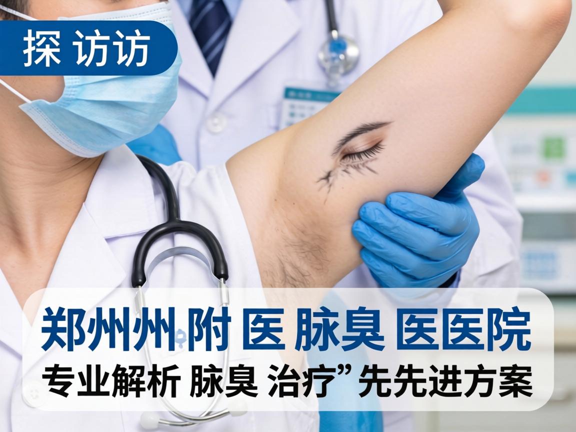探访郑州附医腋臭医院，专业解析腋臭治疗的先进方案