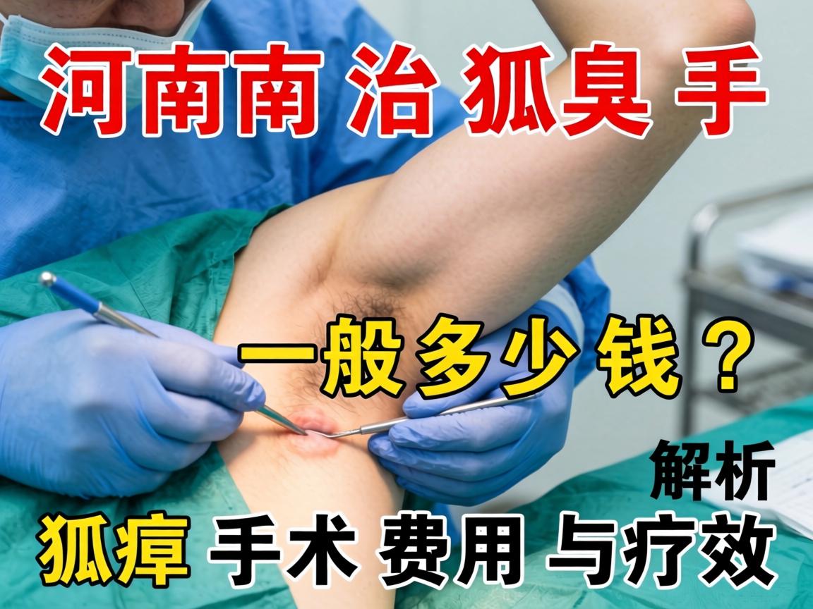 河南治狐臭手术一般多少钱？解析狐臭手术费用与疗效