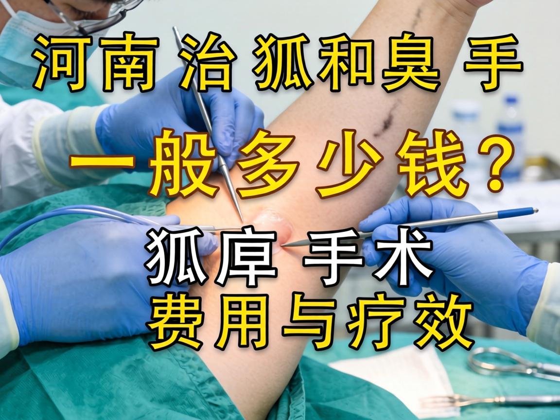 河南治狐臭手术一般多少钱？解析狐臭手术费用与疗效