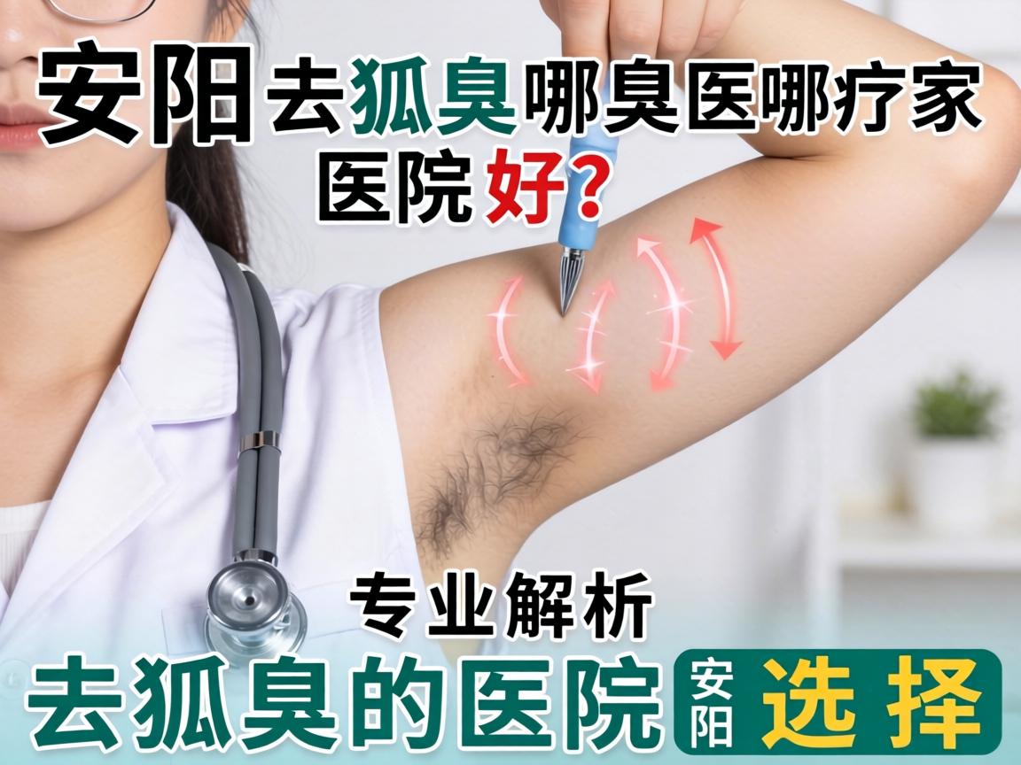 安阳去狐臭哪家医院好？专业解析安阳去狐臭的医院选择