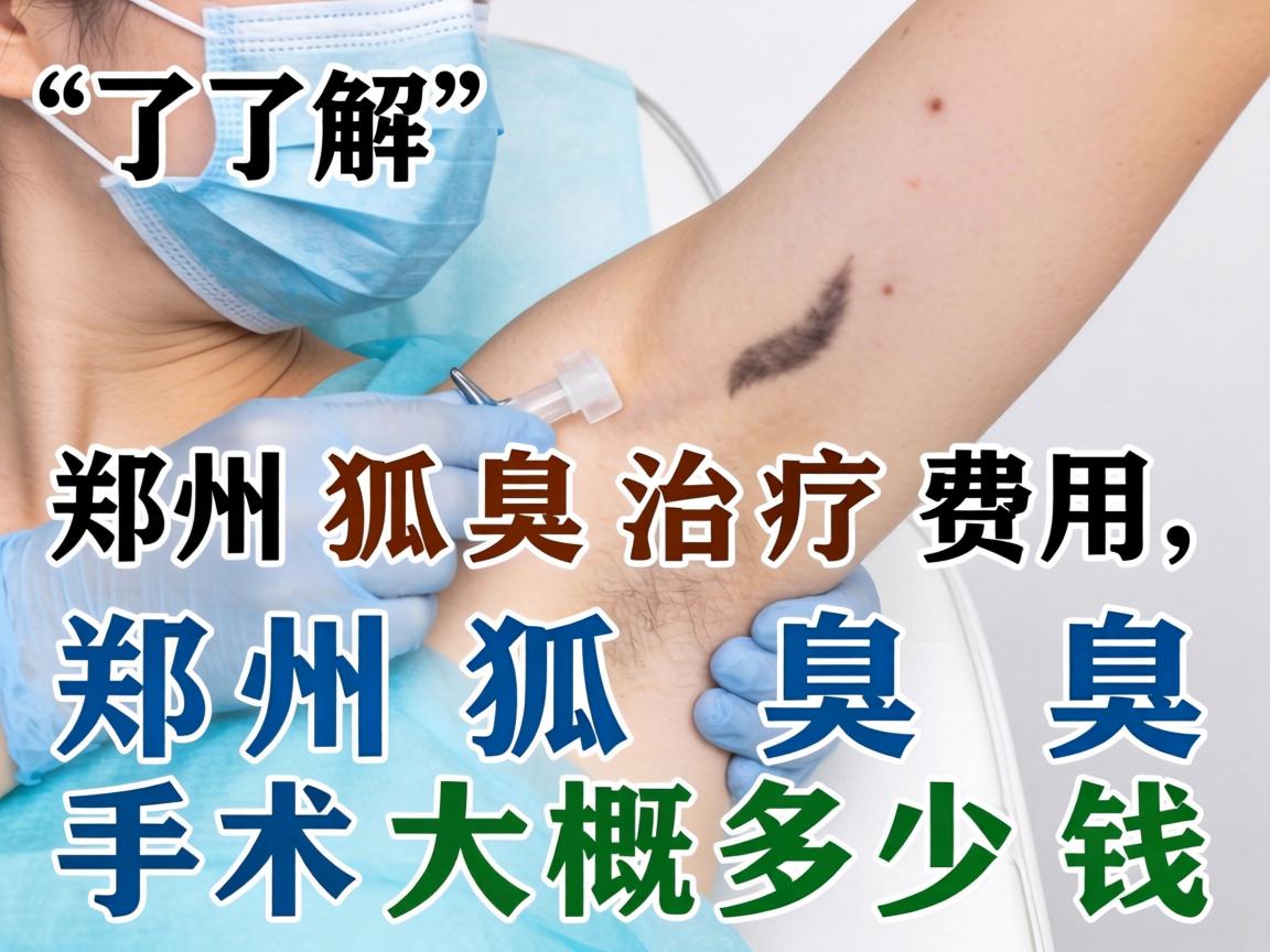 了解郑州狐臭治疗费用，郑州狐臭手术大概多少钱