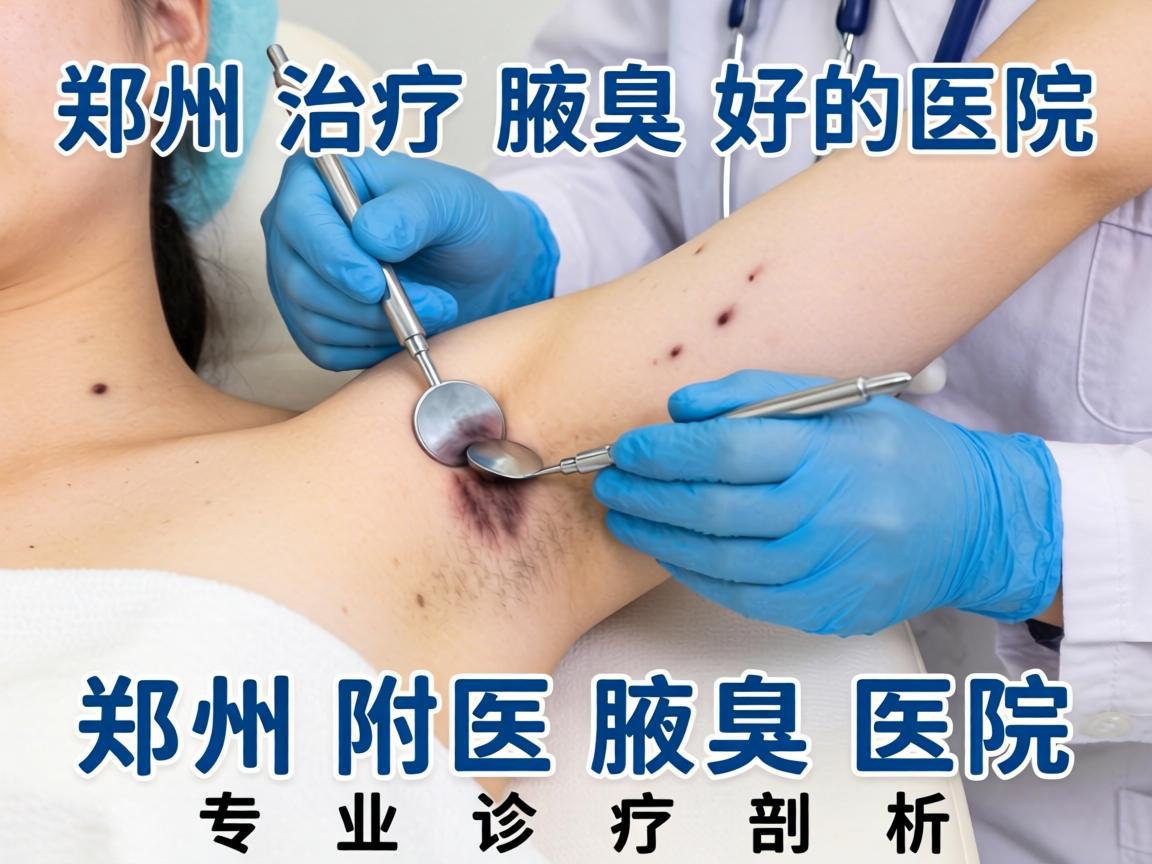 郑州治疗腋臭好的医院解析，郑州附医腋臭医院专业诊疗剖析