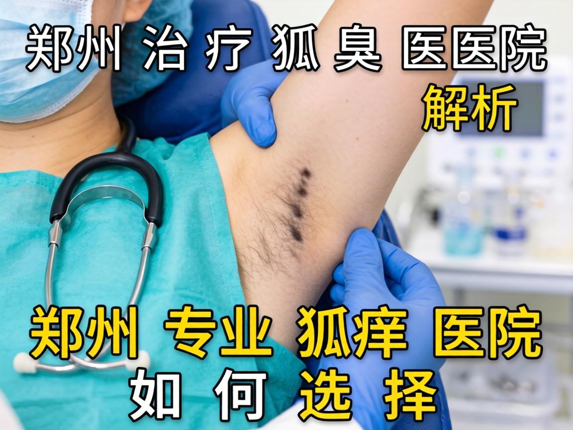 郑州治疗狐臭医院解析，郑州专业狐臭医院如何选择