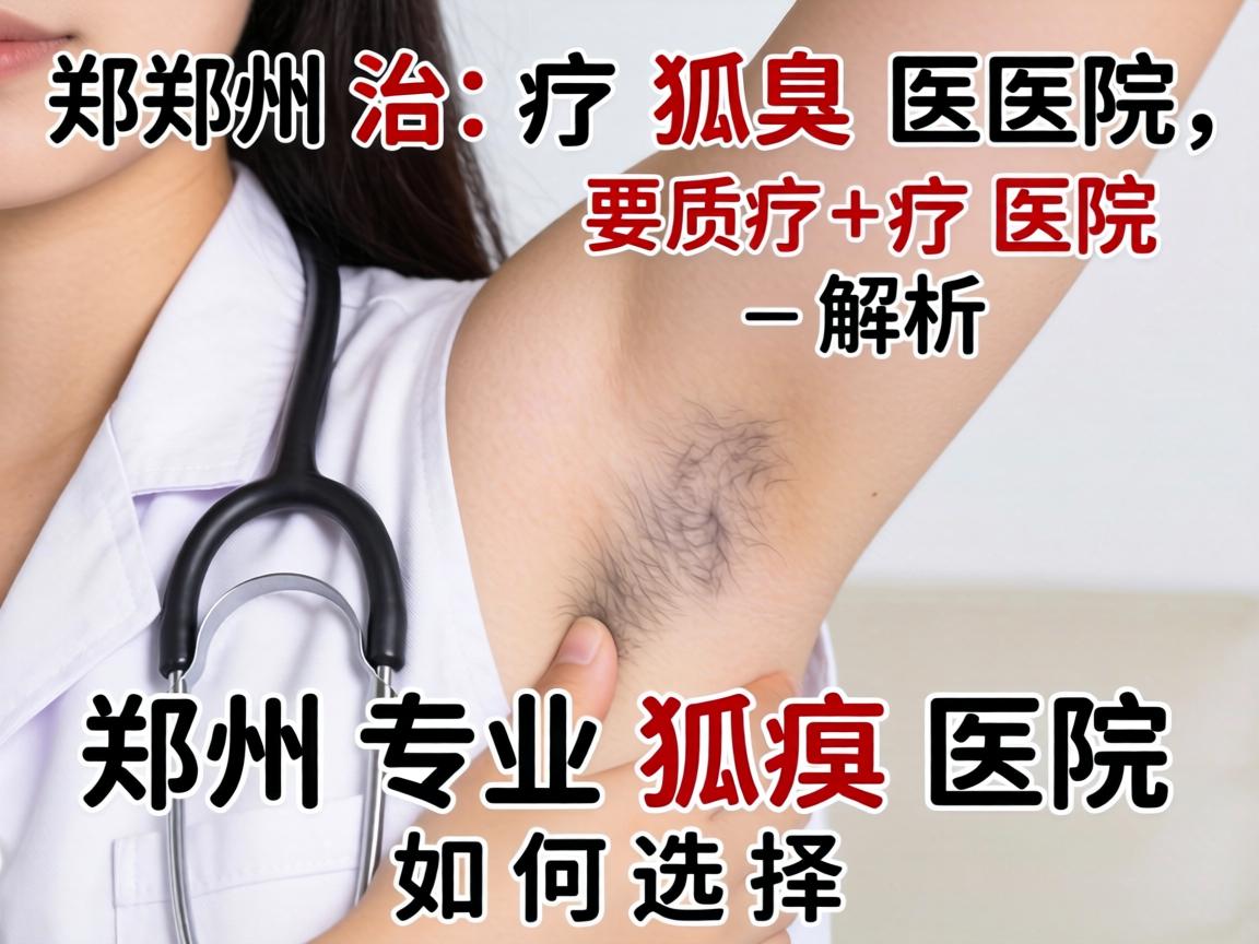 郑州治疗狐臭医院解析，郑州专业狐臭医院如何选择