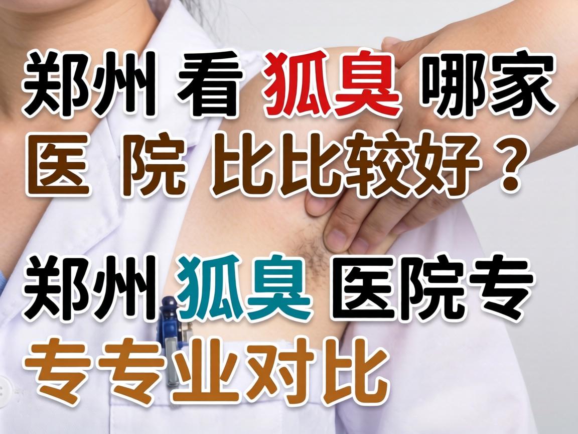 郑州看狐臭哪家医院比较好？郑州狐臭医院专业对比