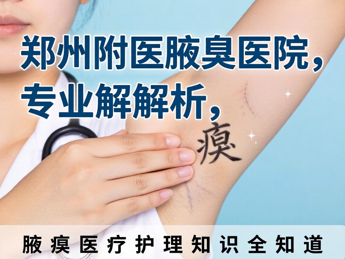 郑州附医腋臭医院专业解析，腋臭医疗护理知识全知道