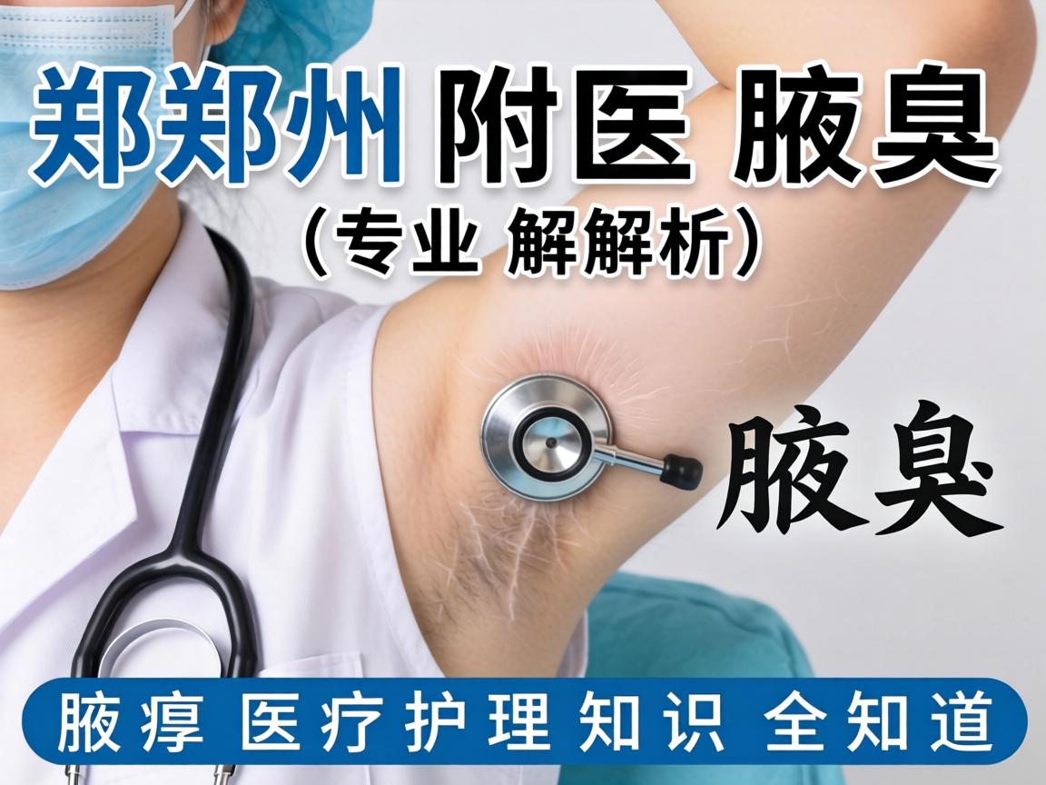 郑州附医腋臭医院专业解析，腋臭医疗护理知识全知道