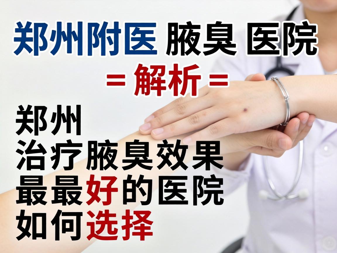 郑州附医腋臭医院解析,郑州治疗腋臭效果最好的医院如何选择 郑州附医腋臭医院解析,郑州治疗腋臭效果最好的医院如何选择