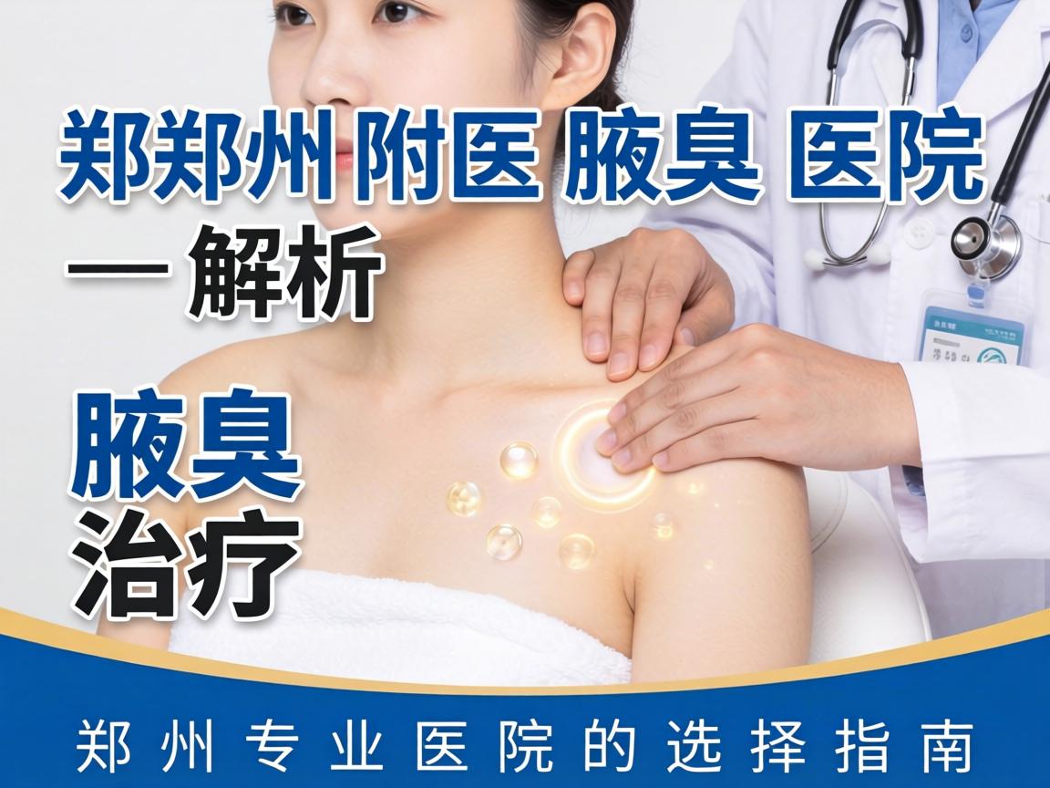 郑州附医腋臭医院解析腋臭治疗，郑州专业医院的选择指南
